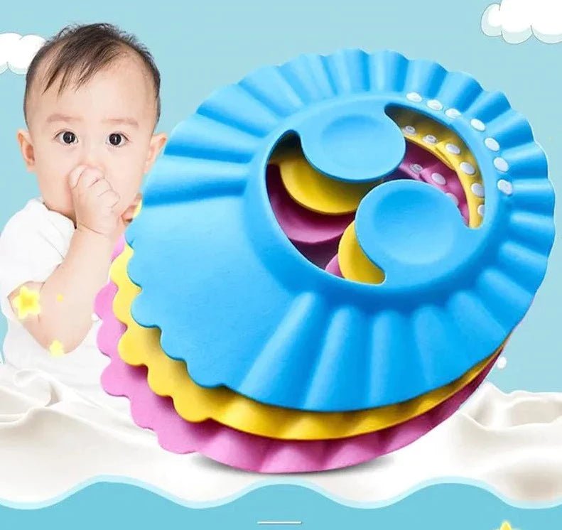 Visière chapeau pour douche bébé I ShampooCap™ - Materna4ever