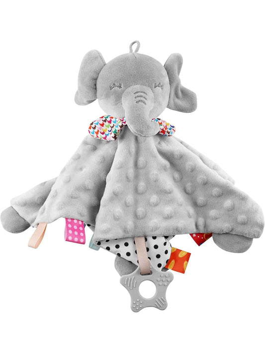 doudou elephant en gris en coton naturel