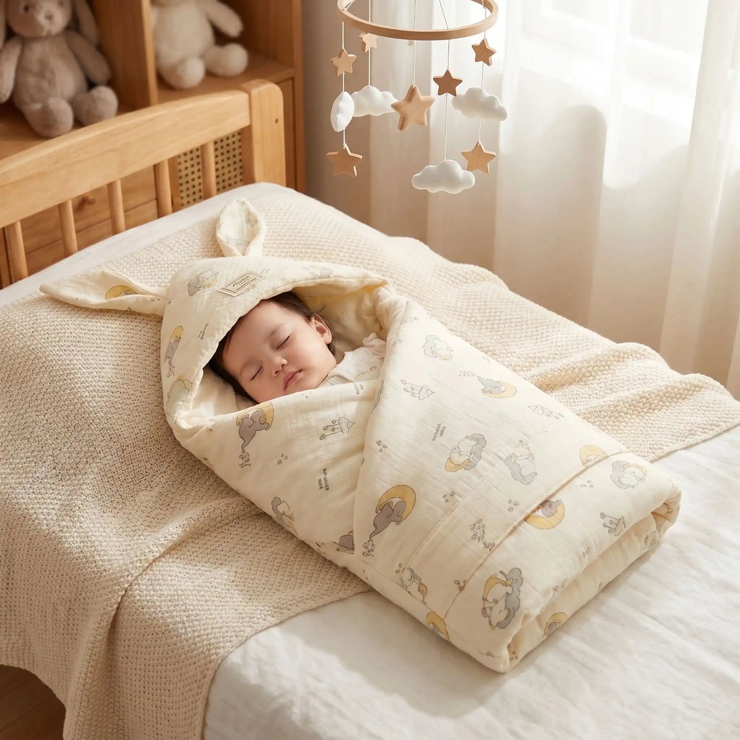 bebe dort paisiblement dans son nid d ange doux et chaleureux enveloppe de confort et de securite a chaque sieste