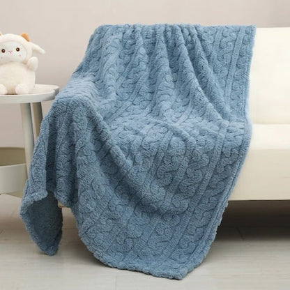 Couverture bebe bleue douce et moelleuse pour un usage quotidien
