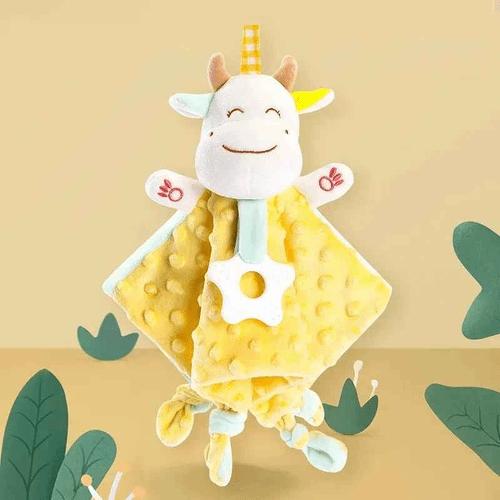 doudou bébé garçon motif vache
