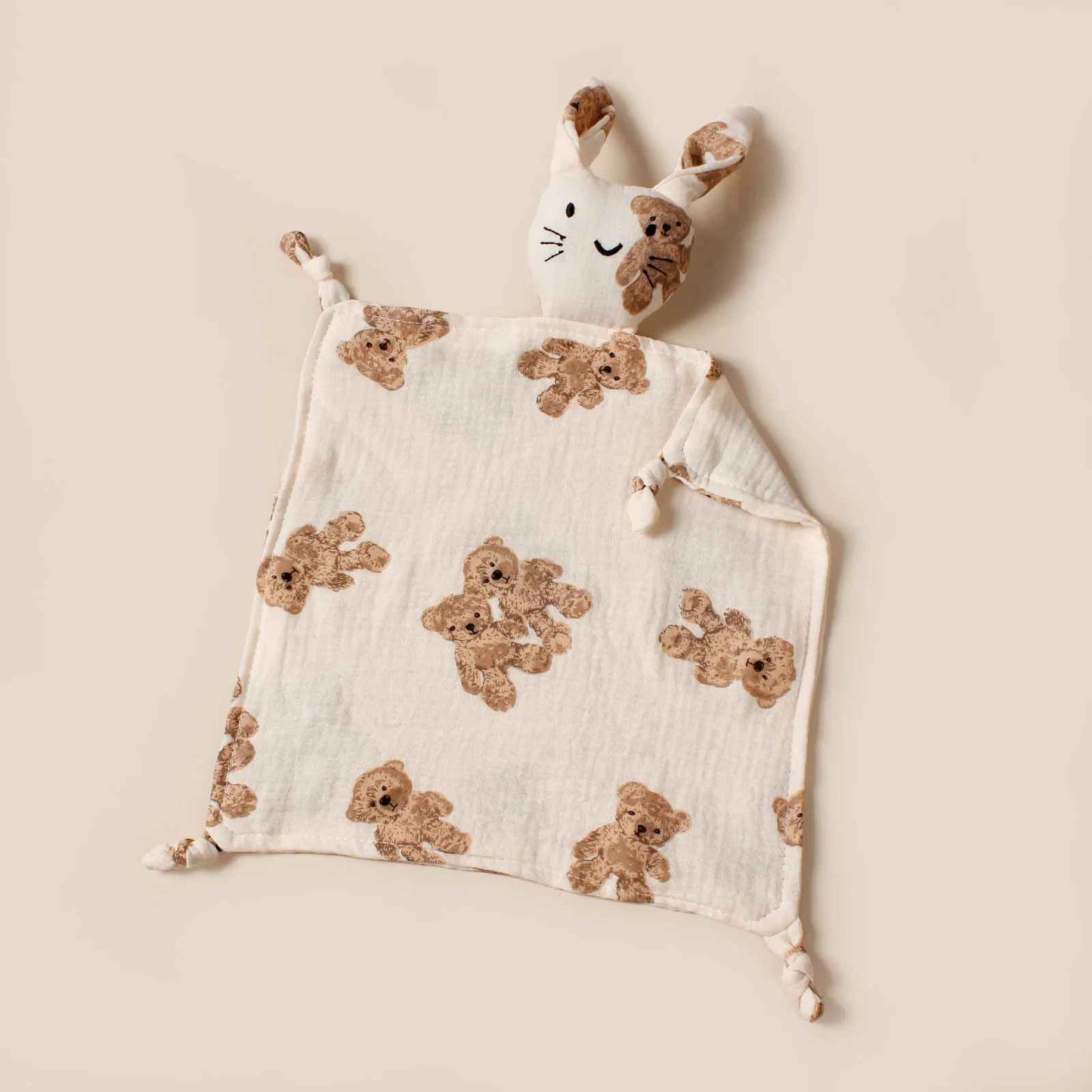 doudou chat avec motif des ours tres mignon 