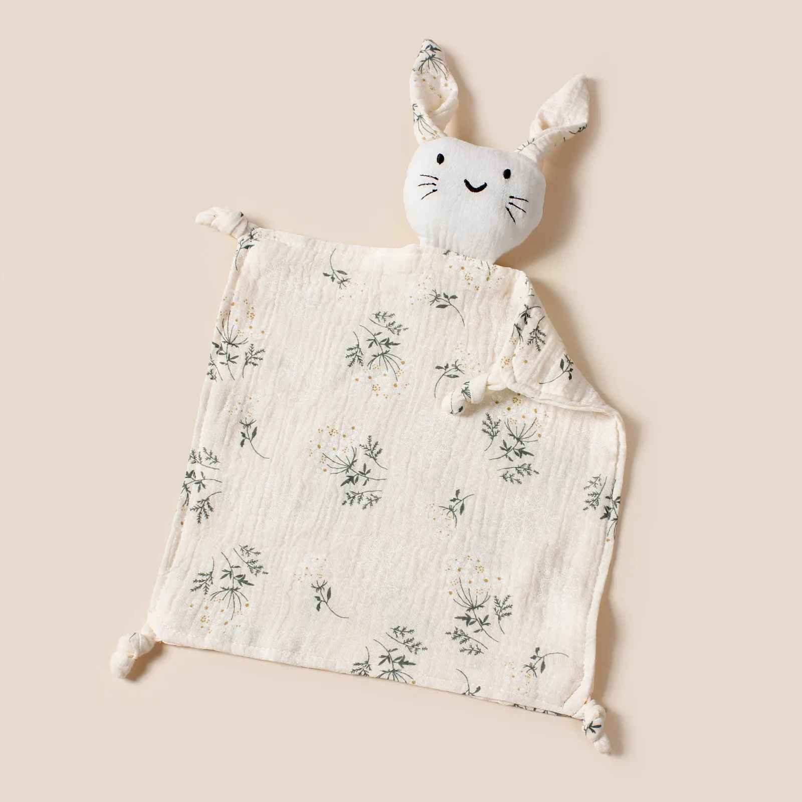 doudou chat avec motifs fleuris trs original