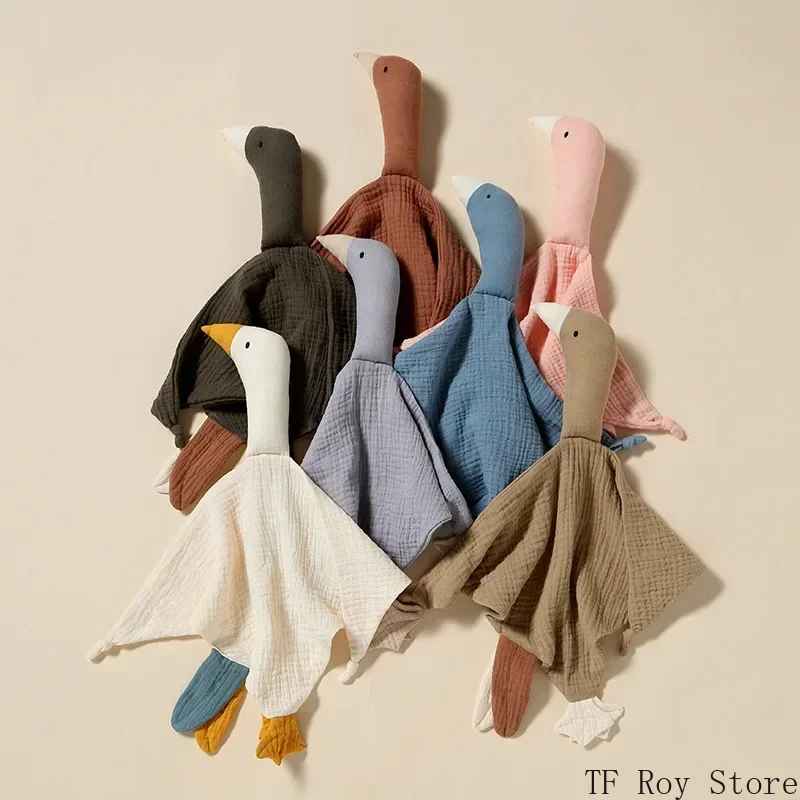 doudou oie multicolore