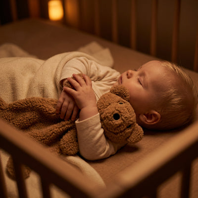 une nuit paisible avec mon doudou dans ma petite chambre